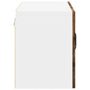 vidaXL Fali üveges szekrény LUCCA 2 pcs Füstös Tölgy 60 x 31 x 40 cm