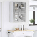 vidaXL Fali üveges szekrény LUCCA 2 pcs Szürke Sonoma 60 x 31 x 40 cm