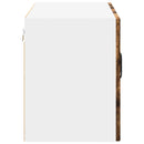 vidaXL Fali üveges szekrény LUCCA Antik Fa 60 x 31 x 40 cm Szerelt Fa