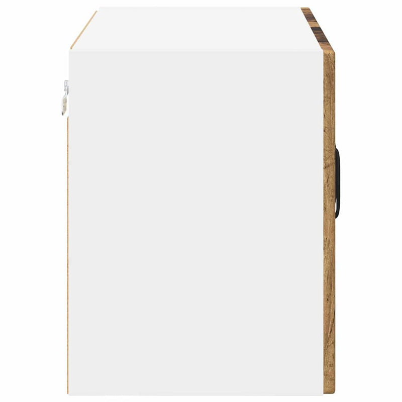 vidaXL Konyhaszekrény polcokkal 2 pcs Öreg fa 60 x 31 x 40 cm Faanyag