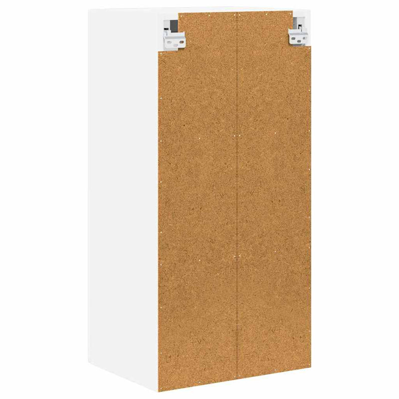 vidaXL Konyhaszekrény polcokkal 2 pcs Fehér 40 x 31 x 80 cm Faanyag
