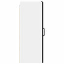 vidaXL Fali üveges szekrény LUCCA 2 pcs Fekete 40 x 31 x 80 cm