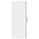 vidaXL Fali üveges szekrény LUCCA 2 pcs Sonoma Tölgy 40 x 31 x 80 cm