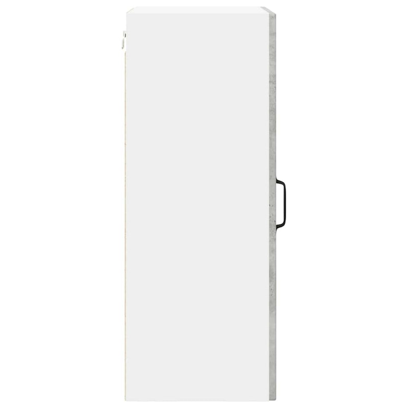 vidaXL Konyhaszekrény polcokkal Beton Szürke 40 x 31 x 80 cm Faanyag