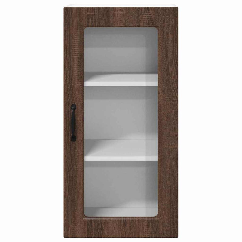 vidaXL Konyhaszekrény polcokkal Barna Tölgy 40 x 31 x 80 cm Faanyag