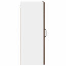 vidaXL Fali üveges szekrény LUCCA 2 pcs Barna Tölgy 40 x 31 x 80 cm