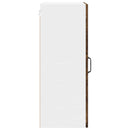 vidaXL Fali üveges szekrény LUCCA 2 pcs Antik Fa 40 x 31 x 80 cm