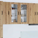 vidaXL Konyhaszekrény 2 pcs Artisan tölgy 40 x 31 x 80 cm Faanyag