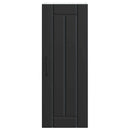 vidaXL Mosogatógép panel Lucca Fekete 30 x 31 x 80 cm Szerelt Fa