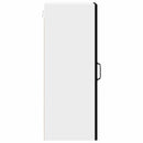 vidaXL Mosogatógép panel Lucca Fekete 30 x 31 x 80 cm Szerelt Fa