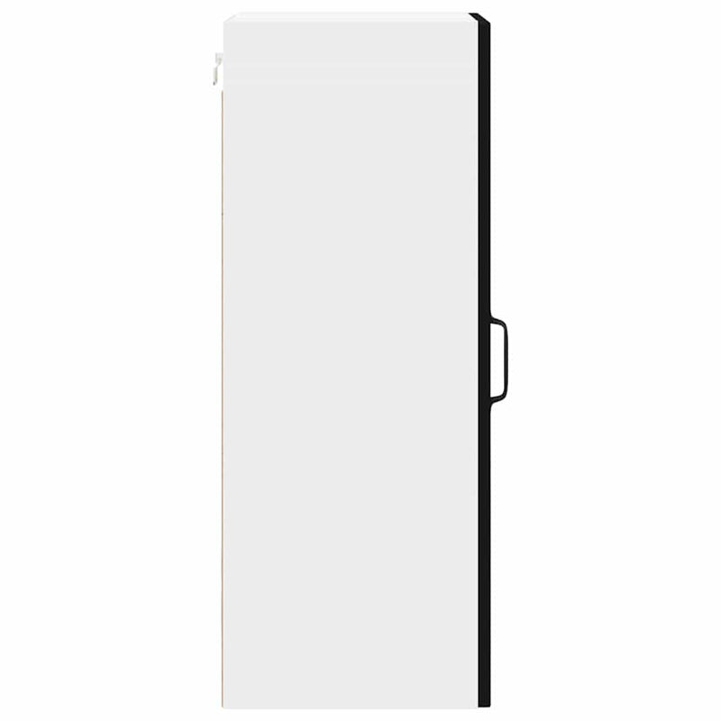 vidaXL Konyhaszekrény polcokkal 2 pcs Fekete 30 x 31 x 80 cm Faanyag