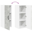 vidaXL Konyhaszekrény polcokkal Beton Szürke 30 x 31 x 80 cm Faanyag