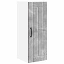 vidaXL Fali Szekrény LUCCA 2 pcs Betonszürke 30 x 31 x 80 cm