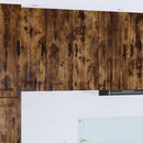 vidaXL Konyhaszekrény polcokkal Füstölt tölgy 30 x 31 x 80 cm Faanyag