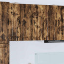 vidaXL Fali Szekrény LUCCA 2 pcs Füstös Tölgy 30 x 31 x 80 cm