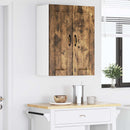 vidaXL Fali Szekrény LUCCA 2 pcs Füstös Tölgy 30 x 31 x 80 cm