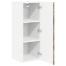 vidaXL Fali Szekrény LUCCA 2 pcs Füstös Tölgy 30 x 31 x 80 cm