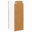 vidaXL Fali Szekrény LUCCA 2 pcs Füstös Tölgy 30 x 31 x 80 cm