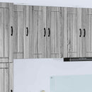 vidaXL Fali Szekrény LUCCA 2 pcs Szürke Sonoma 30 x 31 x 80 cm