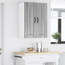 vidaXL Fali Szekrény LUCCA 2 pcs Szürke Sonoma 30 x 31 x 80 cm