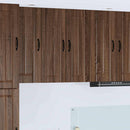 vidaXL Konyhaszekrény polcokkal Barna Tölgy 30 x 31 x 80 cm Faanyag