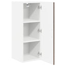 vidaXL Fali Szekrény LUCCA 2 pcs Barna Tölgy 30 x 31 x 80 cm