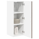 vidaXL Fali Szekrény LUCCA 2 pcs Barna Tölgy 30 x 31 x 80 cm