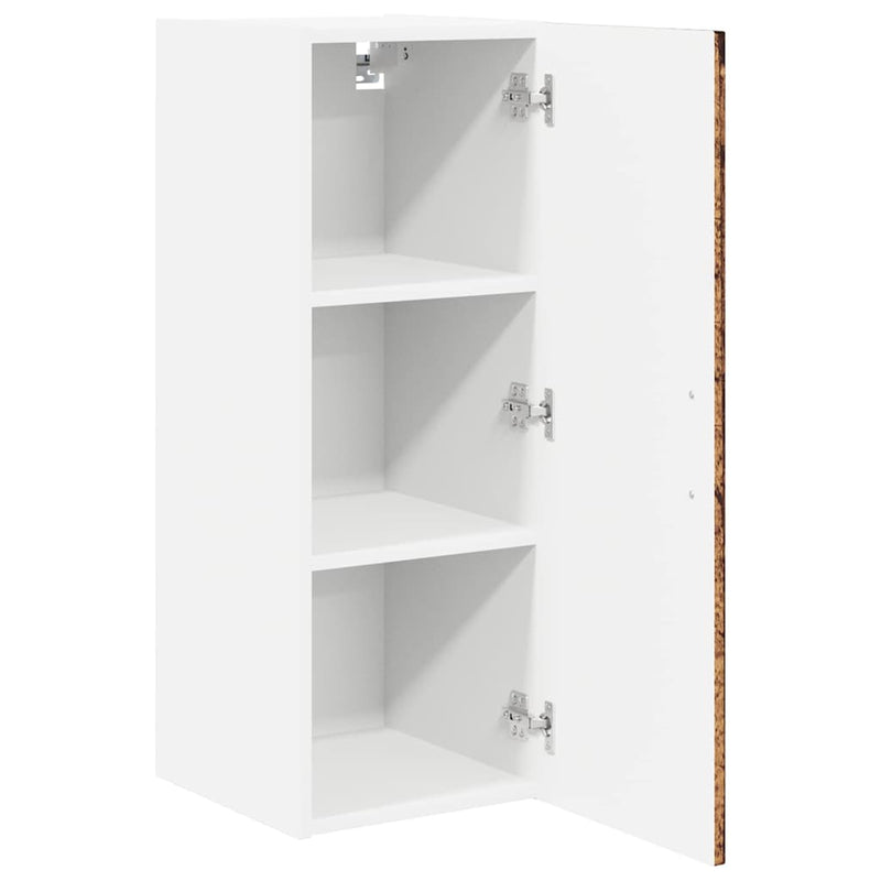 vidaXL Konyhaszekrény polcokkal Öreg fa 30 x 31 x 80 cm Faanyag