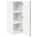 vidaXL Fali Szekrény LUCCA 2 pcs Antik Fa 30 x 31 x 80 cm Szerelt Fa
