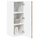 vidaXL Fali Szekrény LUCCA 2 pcs Antik Fa 30 x 31 x 80 cm Szerelt Fa