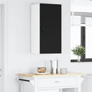 vidaXL Konyhaszekrény polcokkal Fekete 40 x 31 x 80 cm Faanyag