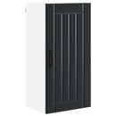 vidaXL Fali Szekrény LUCCA Fekete 40 x 31 x 80 cm Szerelt Fa
