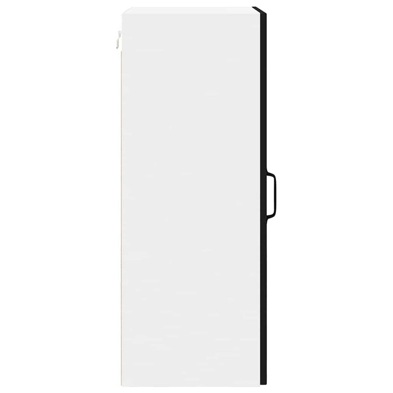 vidaXL Konyhaszekrény polcokkal Fekete 40 x 31 x 80 cm Faanyag