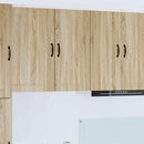 vidaXL Konyhaszekrény polcokkal Sonoma tölgy 40 x 31 x 80 cm Faanyag