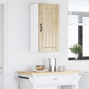 vidaXL Fali Szekrény LUCCA Sonoma Tölgy 40 x 31 x 80 cm Szerelt Fa