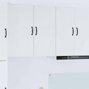 vidaXL Konyhaszekrény Magas Fényű Fehér 40 x 31 x 80 cm Faanyag