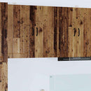 vidaXL Konyhaszekrény polcokkal Öreg fa 40 x 31 x 80 cm Faanyag