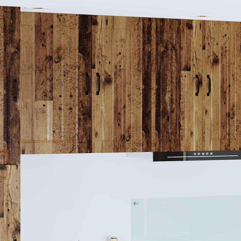 vidaXL Konyhaszekrény polcokkal Öreg fa 40 x 31 x 80 cm Faanyag