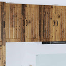 vidaXL Fali Szekrény LUCCA Antik Fa 40 x 31 x 80 cm Szerelt Fa