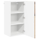 vidaXL Fali Szekrény LUCCA Antik Fa 40 x 31 x 80 cm Szerelt Fa
