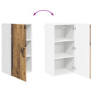 vidaXL Fali Szekrény LUCCA Antik Fa 40 x 31 x 80 cm Szerelt Fa