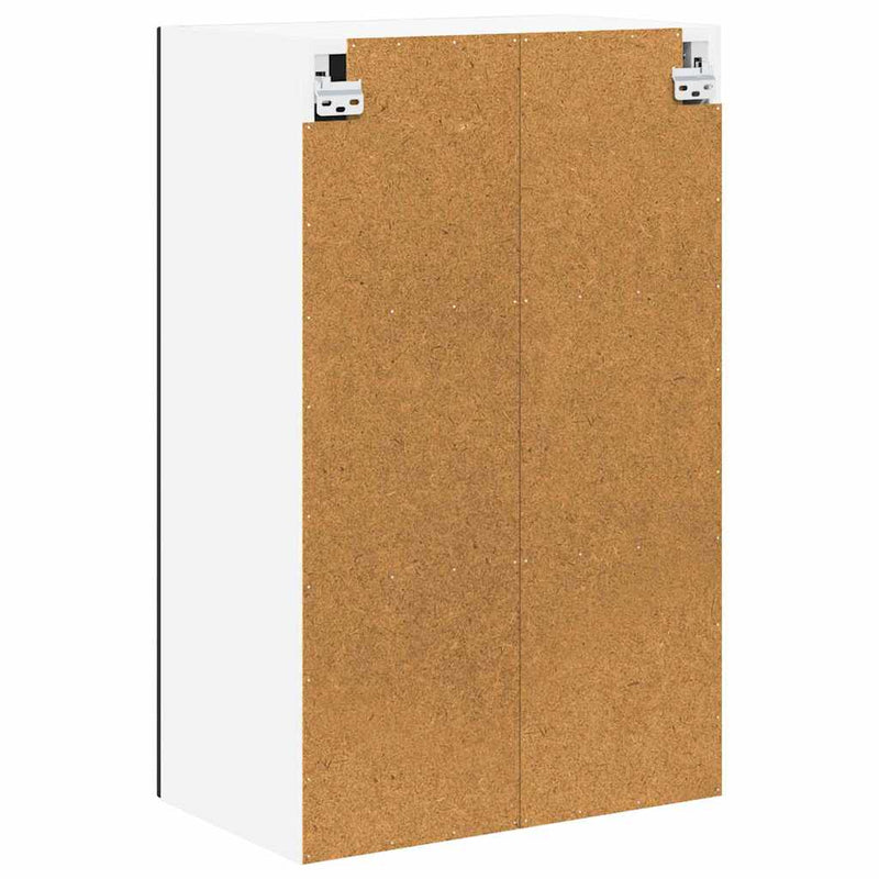 vidaXL Konyhaszekrény polcokkal Fekete 50 x 31 x 80 cm Faanyag