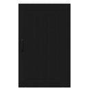 vidaXL Konyhaszekrény polcokkal Fekete 50 x 31 x 80 cm Faanyag