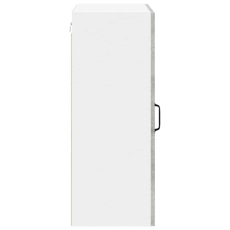 vidaXL Konyhaszekrény polcokkal Beton Szürke 50 x 31 x 80 cm Faanyag