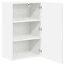 vidaXL Fali Szekrény LUCCA Magasfényű Fehér 50 x 31 x 80 cm Szerelt Fa