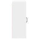 vidaXL Fali Szekrény LUCCA Magasfényű Fehér 50 x 31 x 80 cm Szerelt Fa