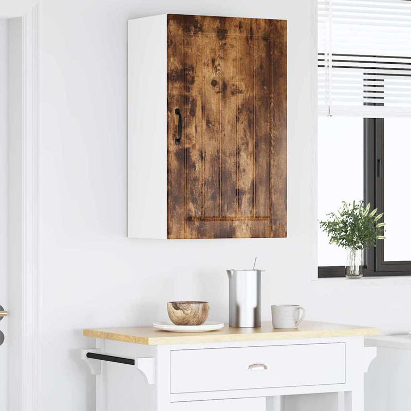 vidaXL Konyhaszekrény polcokkal Füstölt tölgy 50 x 31 x 80 cm Faanyag