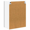 vidaXL Konyhaszekrény polcokkal Fekete 60 x 31 x 80 cm Faanyag