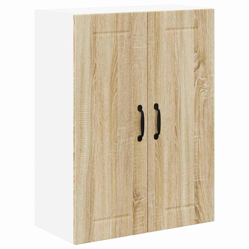 vidaXL Konyhaszekrény polcokkal Sonoma tölgy 60 x 31 x 80 cm Faanyag