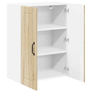 vidaXL Konyhaszekrény polcokkal Sonoma tölgy 60 x 31 x 80 cm Faanyag